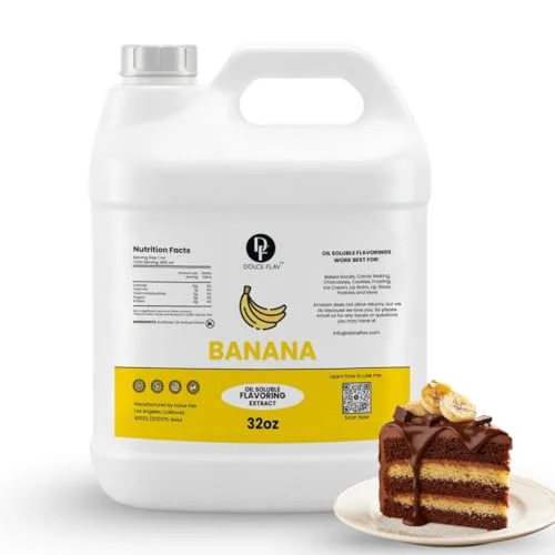 Enhanced Banana Flavoring Oil 32 oz 32 Fl Oz High-End