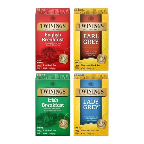 Breathable Variety Pack Black Tea Bag Assortment 80 Count Lightweight