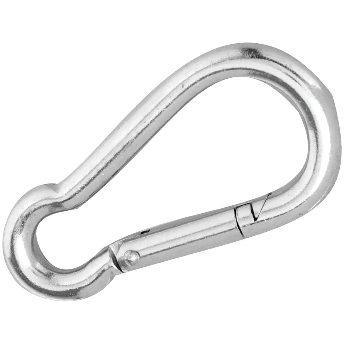 Minimalist Campbell 1 4 In. 160 Lb. Load Capacity Polished Stainless Steel Spring Link All Purpose Snap Reusable