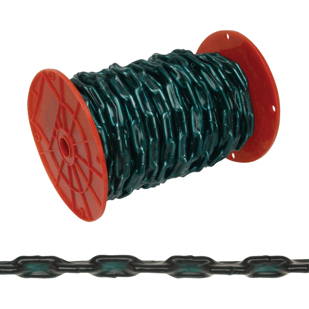 Selected Campbell 2 0 60 Ft. Zinc-Plated w Green Sleeve Low-Carbon Steel Coil Chain Classic