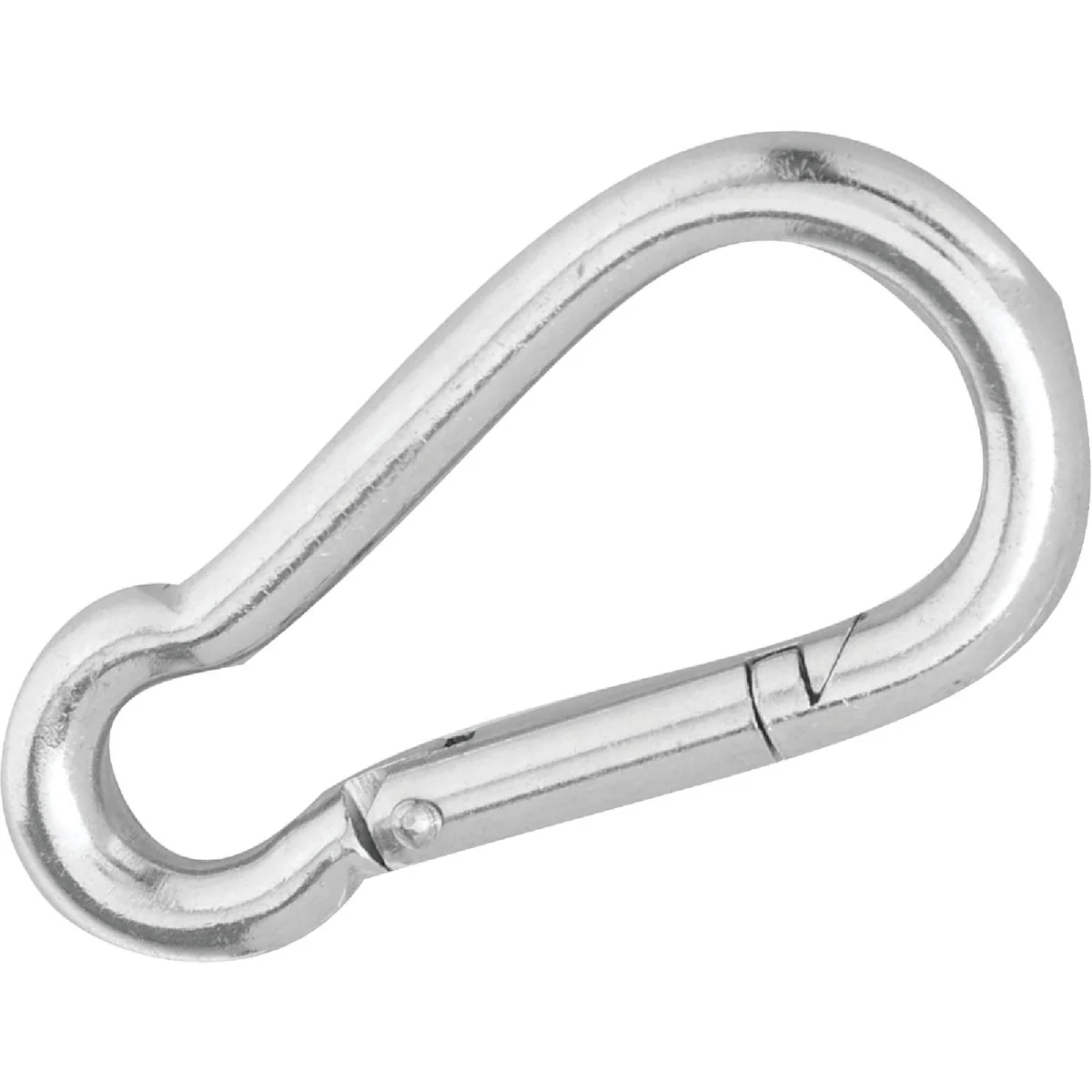 Clean Campbell 1 2 In. 450 Lb. Load Capacity Polished Stainless Steel Spring Link All Purpose Snap Fast