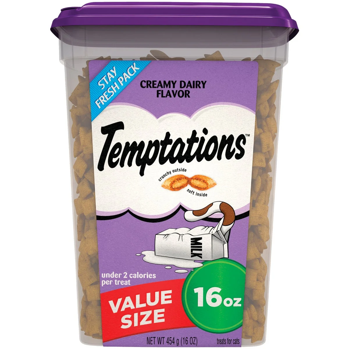 Outstanding Temptations Creamy Dairy 16 Oz. Cat Treats Fine