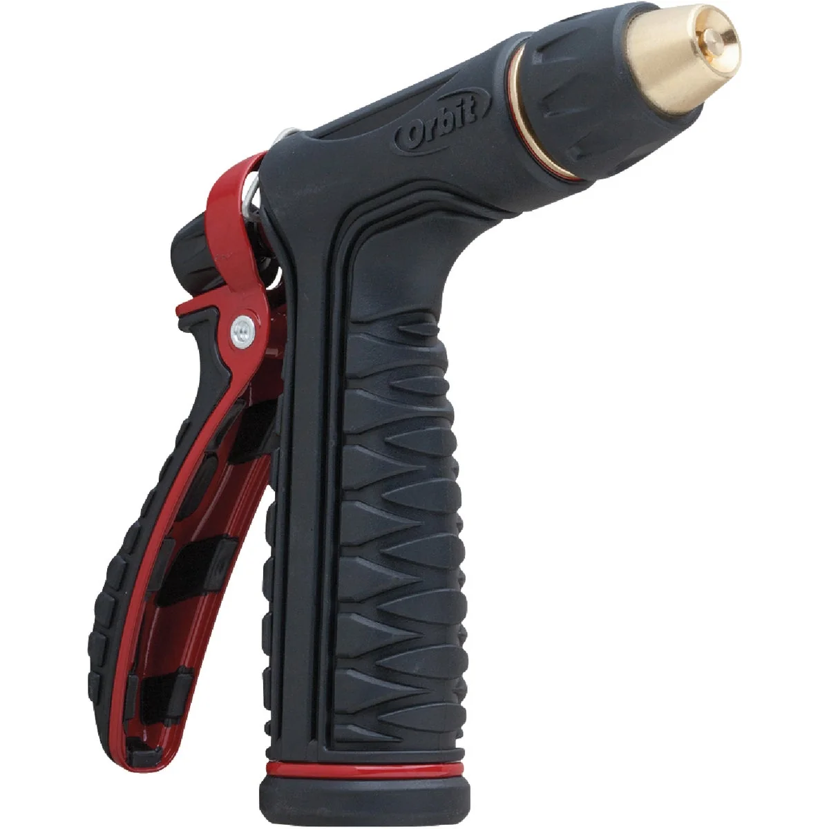 Environmentally Friendly Orbit Pro Flo Metal Adjustable Rear Trigger Pistol Nozzle Red Black Eco-Friendly