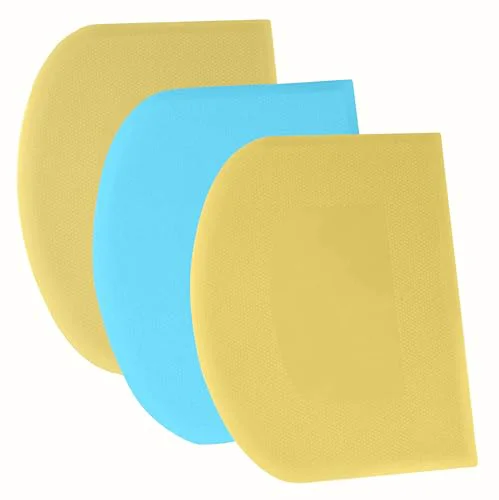Responsible Dough Scraper Bench Scraper 3 Count Lightweight