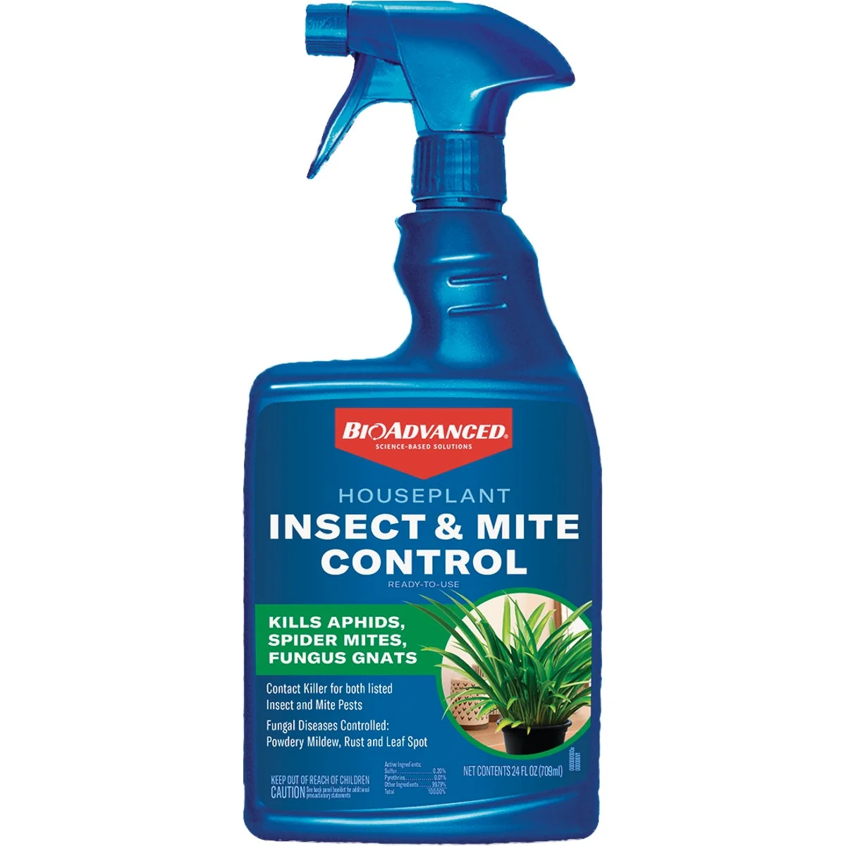 Authentic BioAdvanced 24 Oz. Ready To Use Trigger Spray Houseplant Insect Mite Control Unique