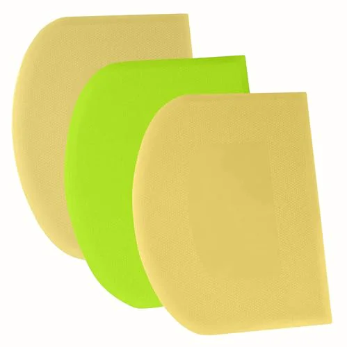 Sustainable Dough Scraper Bench Scraper 3 Count High-Performance