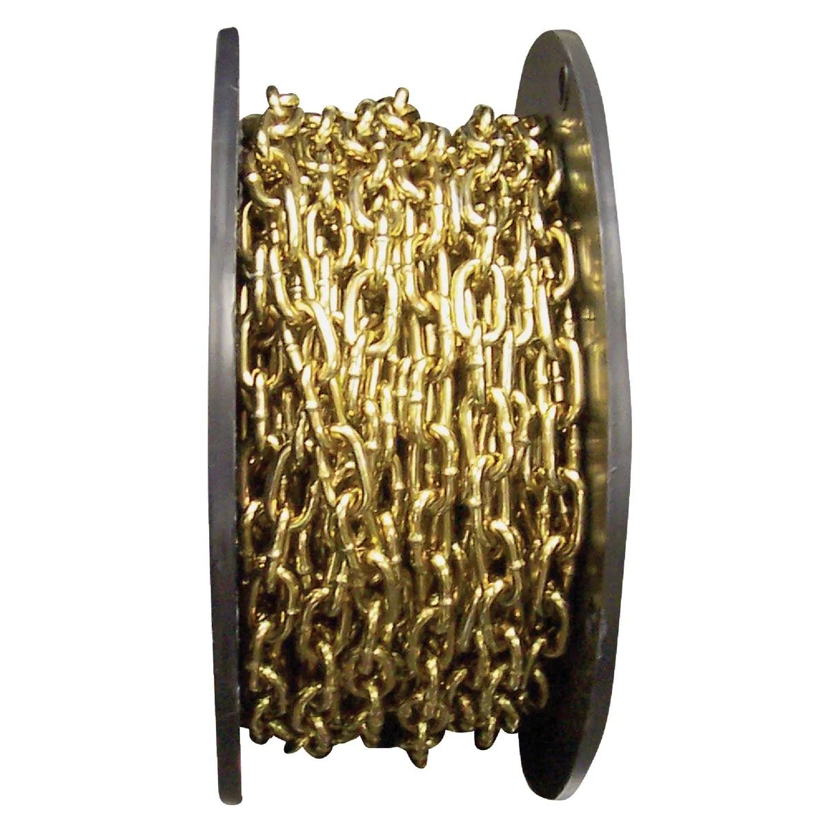 Classic Campbell 3 50 Ft. Brass Finished Low-Carbon Steel Coil Chain First-Class