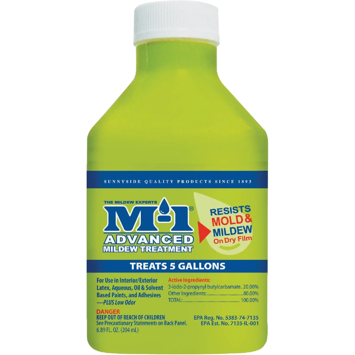 Safe Sunnyside M-1 Advanced Mildewcide Paint Additive 7.5 Oz. User-Friendly