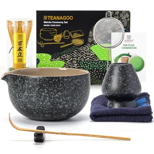 Trusted Matcha Whisk Set Black Practical