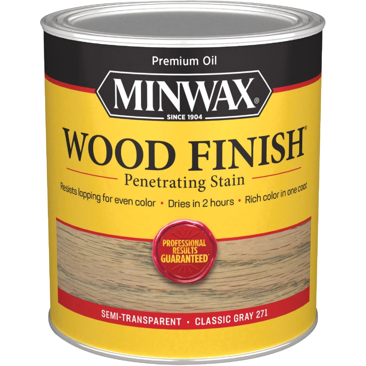 Responsible Minwax Wood Finish Penetrating Stain Classic Gray 1 Qt. Powerful