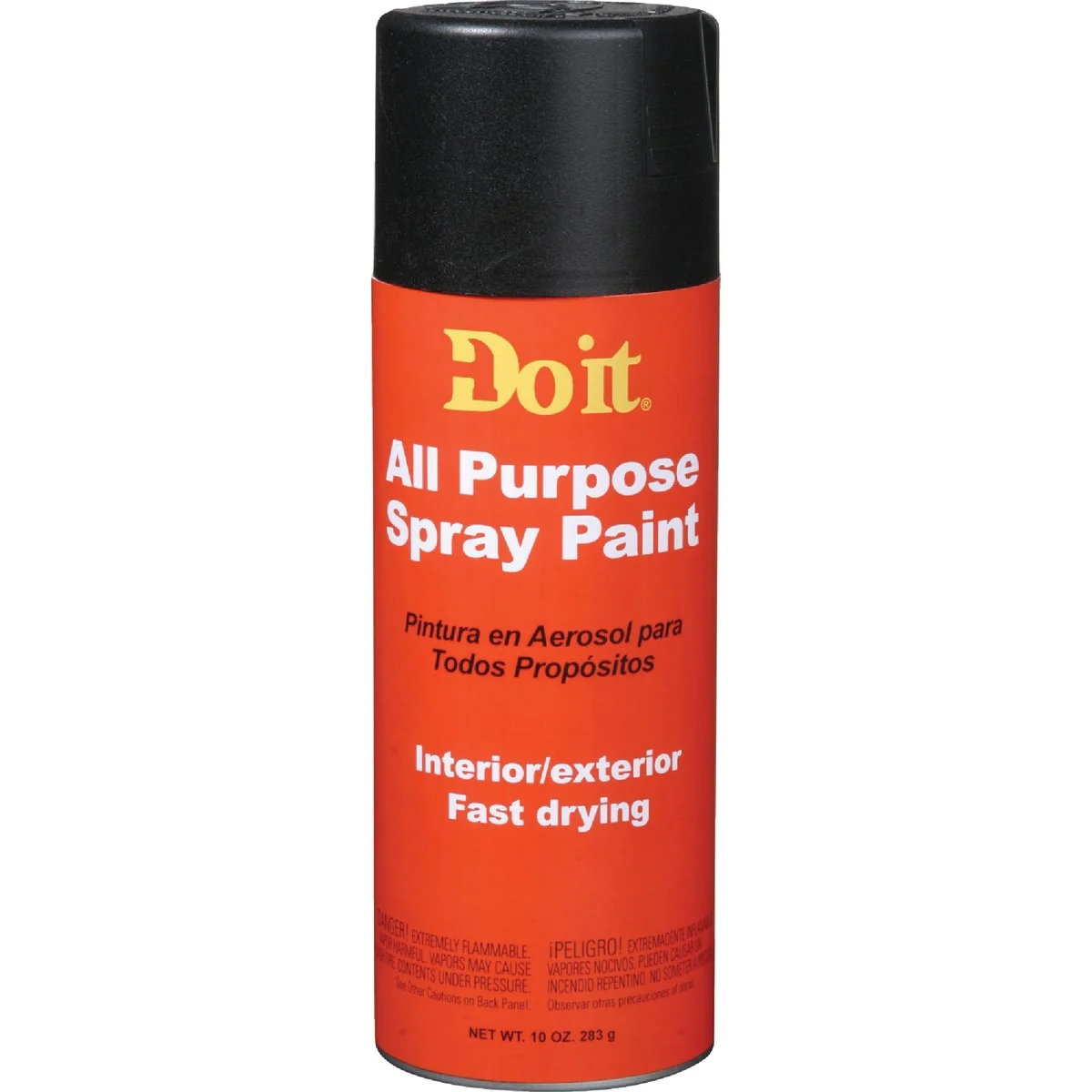 Detailed Do it 10 Oz. Flat All Purpose Spray Paint Black Original Design