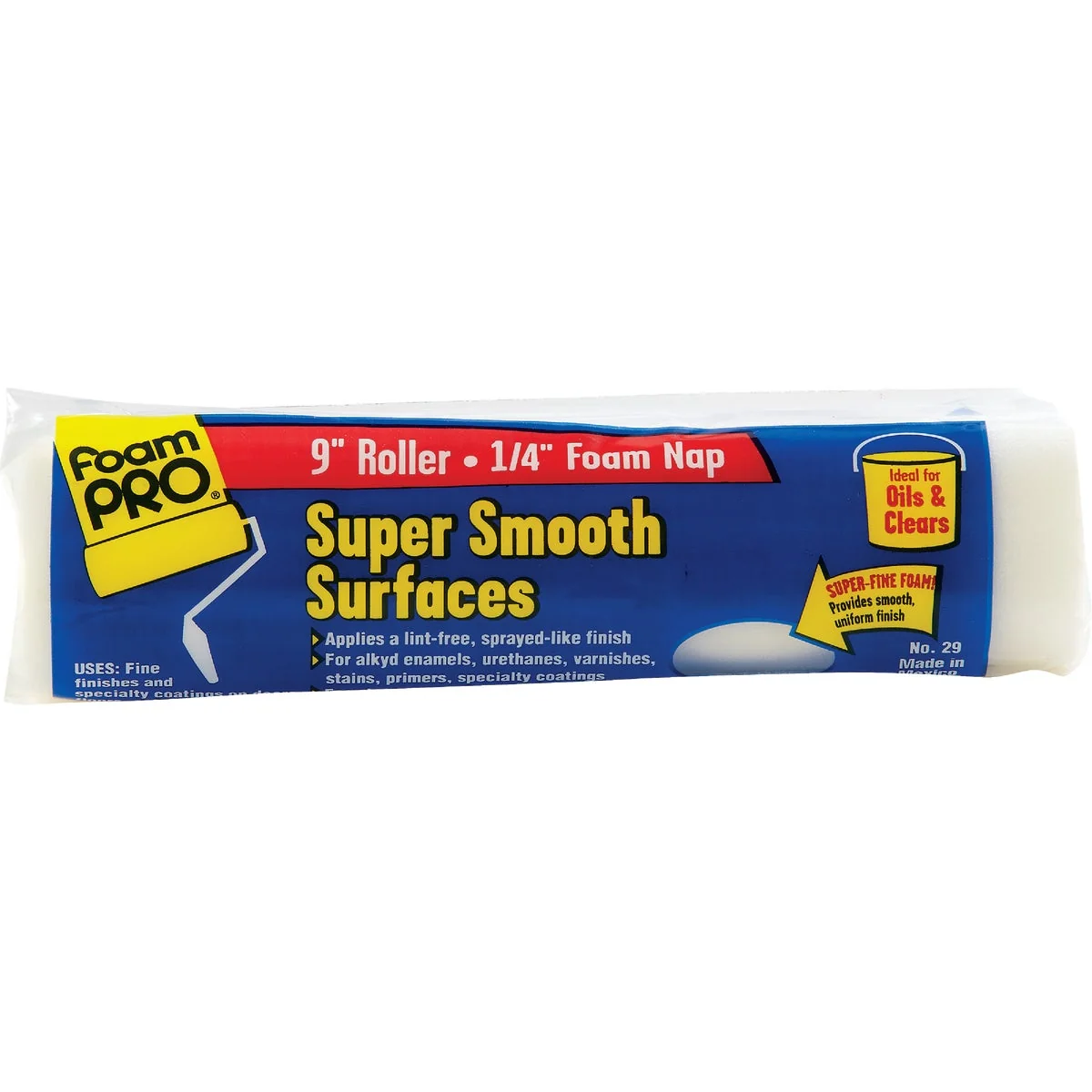 Luxury FoamPro Fine Finisher 9 In. x 1 4 In. Foam Roller Cover Eco-Friendly