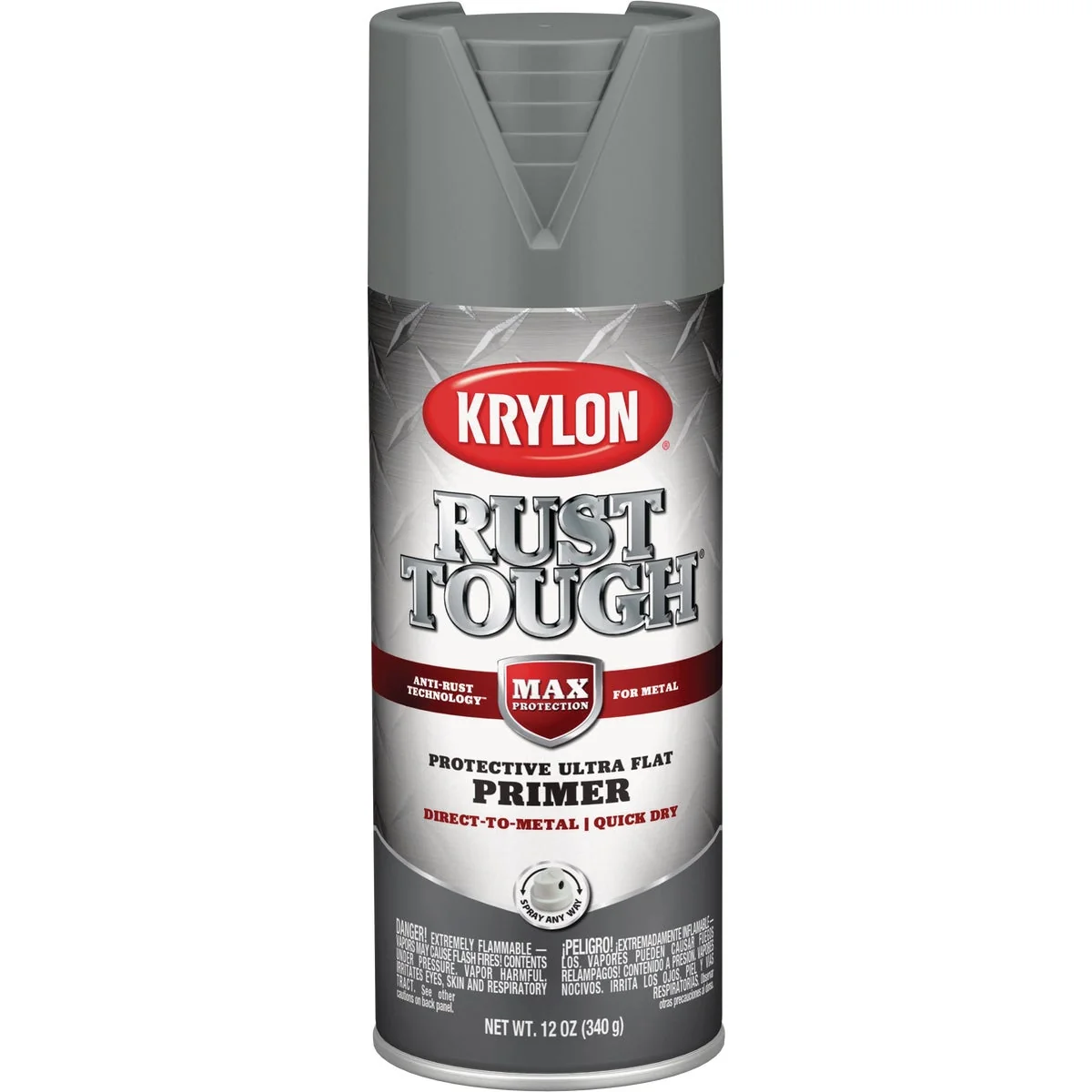 Exceptional Krylon Rust Protector Gray 12 Oz. All-Purpose Spray Paint Primer Refined