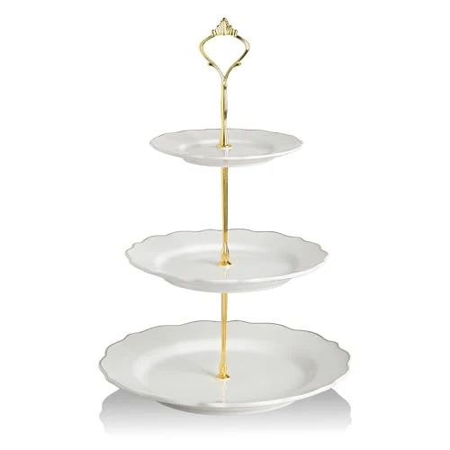 Excellent Sweejar 3 Tier Ceramic Cake Stand Wedding Powerful