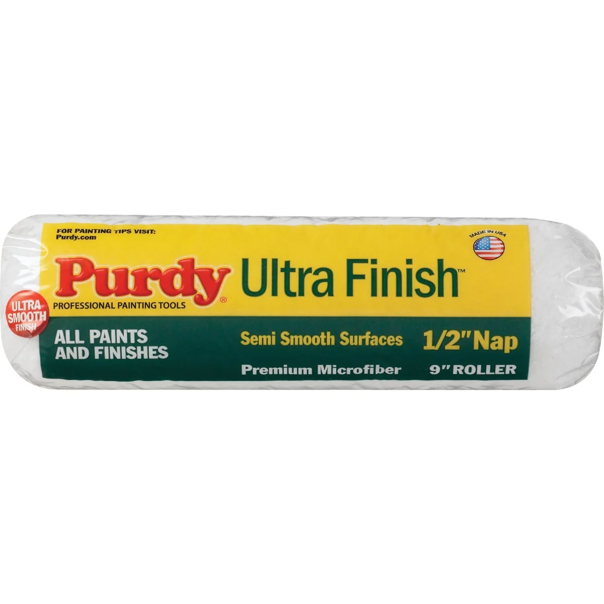 Stylish Purdy Ultra Finish 9 In. x 1 2 In. Microfiber Roller Cover Top-Quality