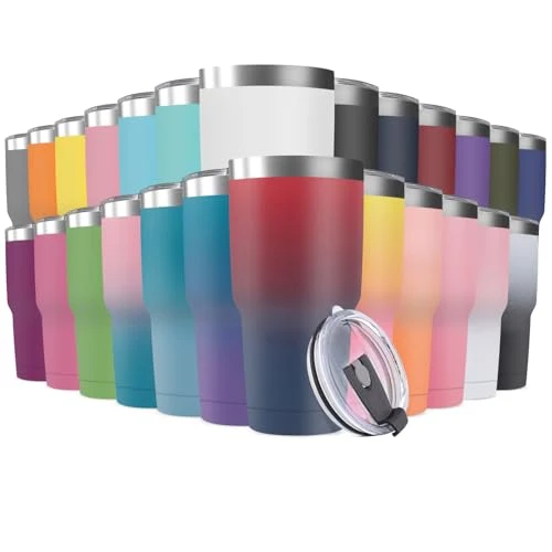 Solid 30oz Stainless Steel Travel Mug with Lid Outstanding