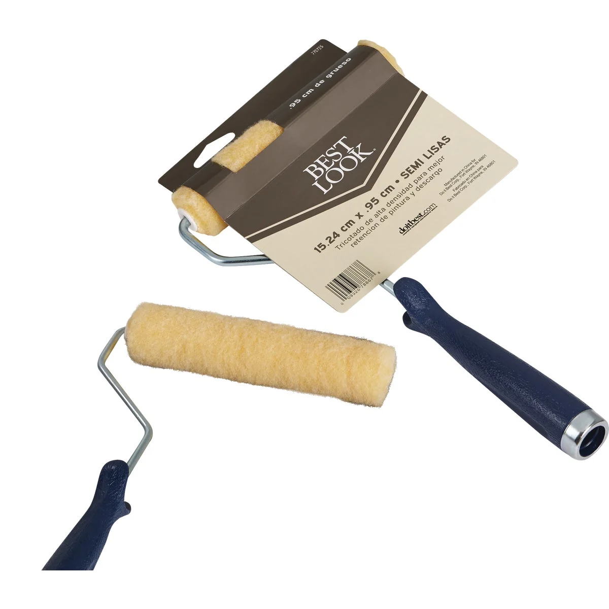 Trusted Look 6 In. x 3 8 In. Mini Knit Paint Roller Cover Frame Clean