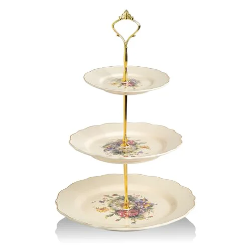 Smart Sweejar 3 Tier Ceramic Cake Stand Wedding Original