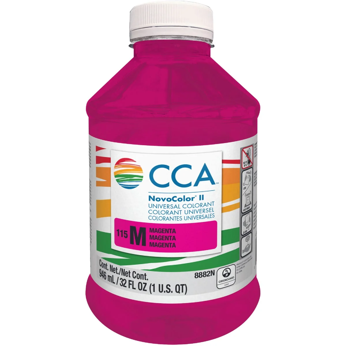 Organic Valspar NovoColor II Paint Colorant Magenta 1 Qt. Eco-Friendly