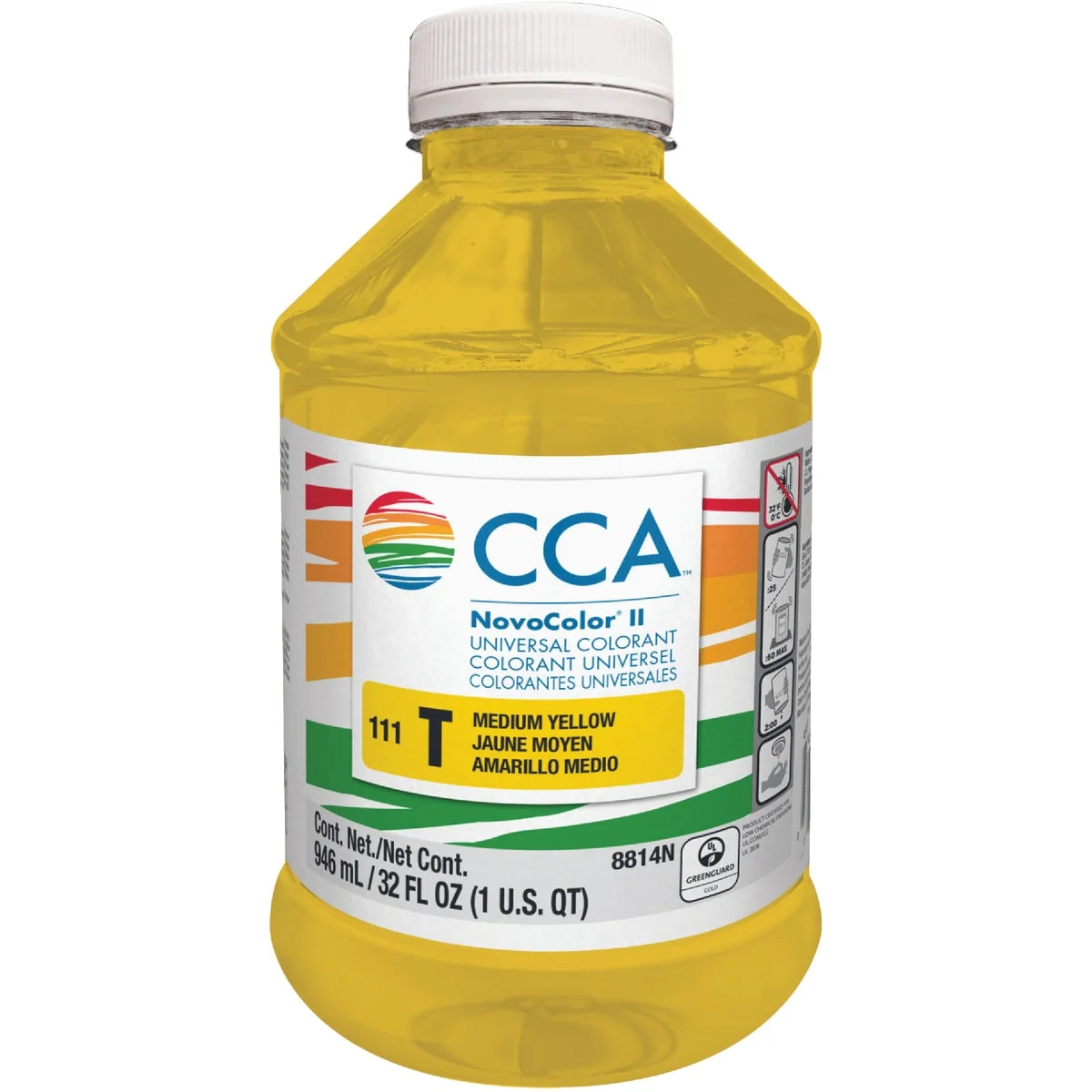 World-Class Valspar NovoColor II Paint Colorant Medium Yellow 1 Qt. Environmentally Friendly