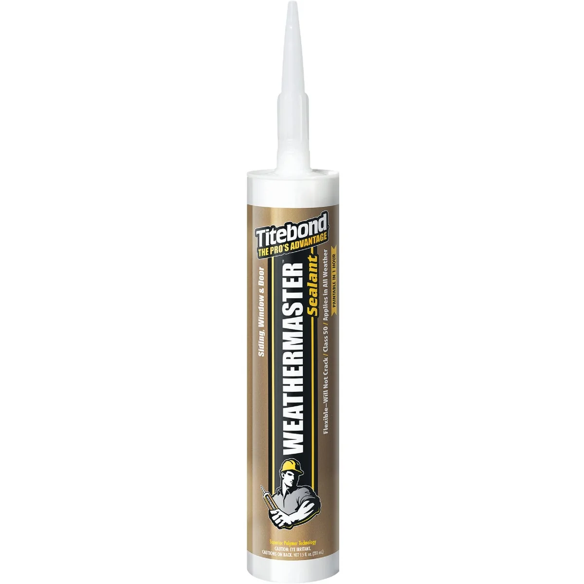 High-Quality Titebond WeatherMaster 10 Oz. Polymer Sealant 43991 Crystal Clear Fine