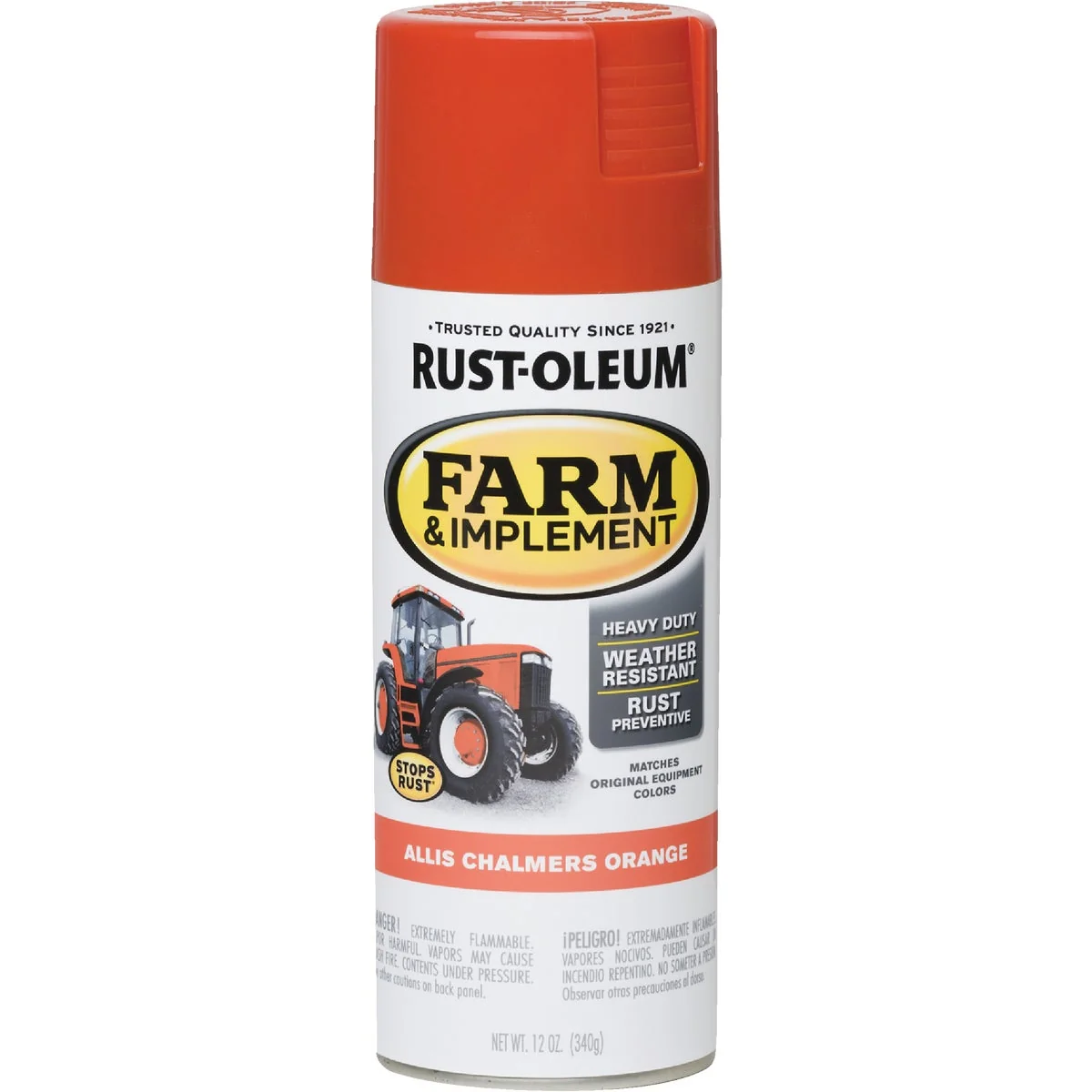Official Rust-Oleum 12 Oz. Allis Chambers Orange Farm Implement Spray Paint Trusted