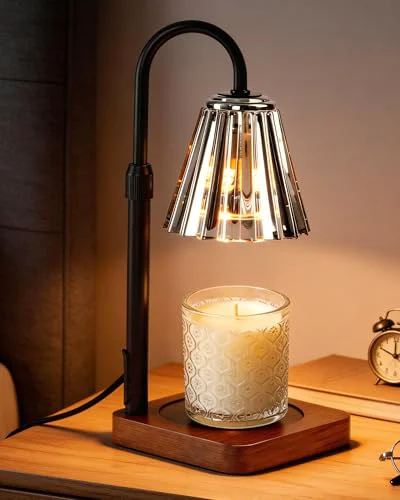 Exclusive Black Candle Warmer Lamp with Timer Easy-to-Use