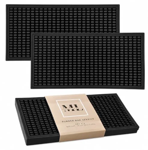 Specialty 2 Pack Rubber Bar Mat Stylish