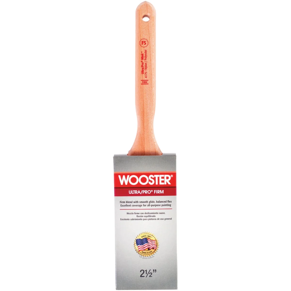 Powerful Wooster Ultra Pro Firm 2-1 2 In. Mink Flat Sash Paint Brush Specialty