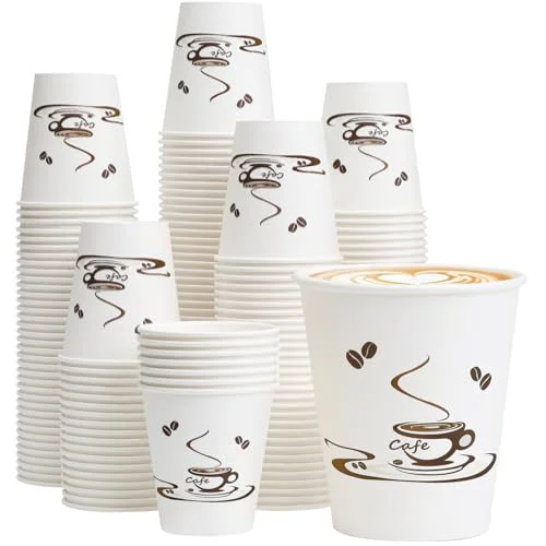 Optimized 200 Pack 10 oz Coffee Cups 200 Count High-Performance