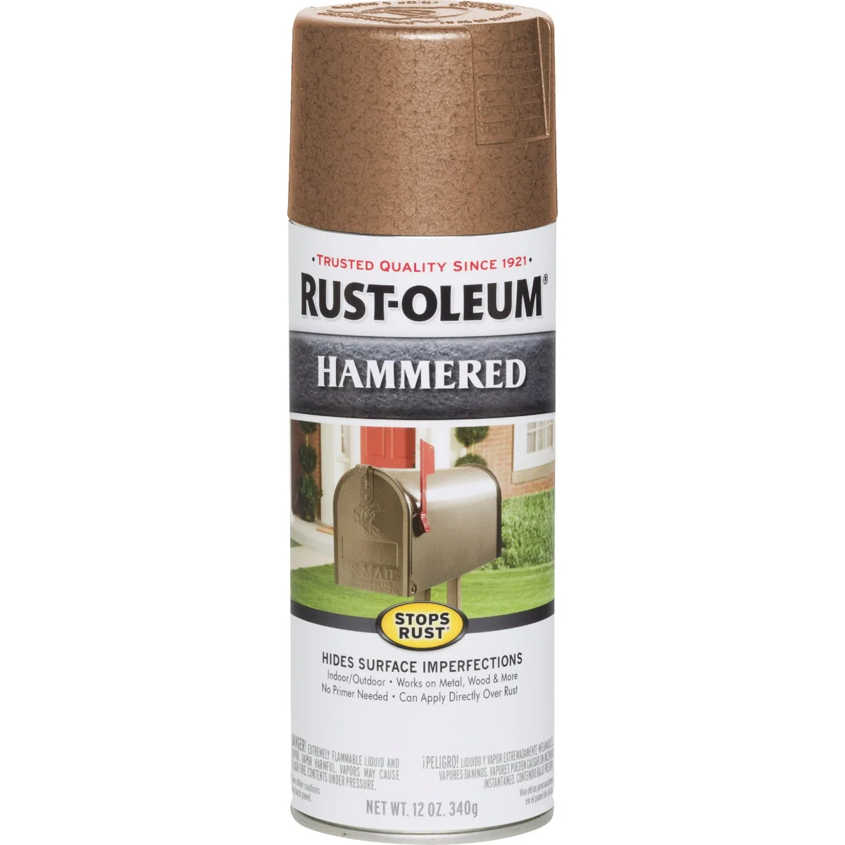 Safe Rust-Oleum Copper Metallic 12 Oz. Hammered Finish Spray Paint Carefully Designed