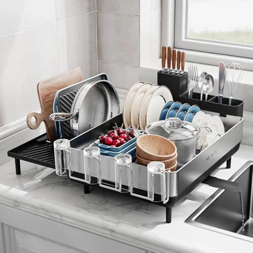 Original Design Large Dish Drying Rack User-Friendly