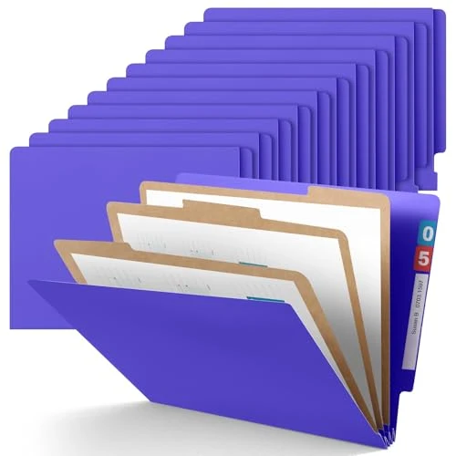 Verified 24 Pack Classification Folders 24 Count Specialty