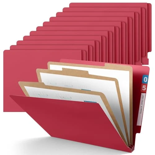 Prestigious 24 Pack Classification Folders 24 Count Detailed