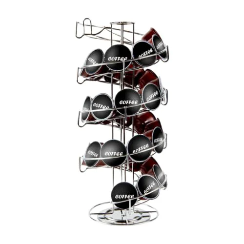Organic Coffee Pod Holder 7 x 7 x 16.14 Inches 35 Secure