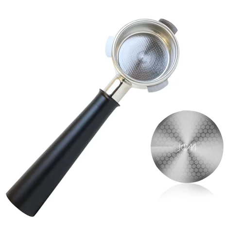 Trusted 54mm Bottomless Portafilter for Breville Espresso Machines with 18g Filter Basket 53.35mm Espresso Puck Screen Authentic