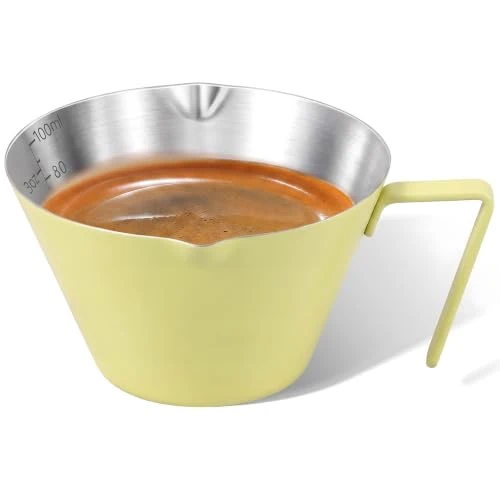 Casual 1 Pc Stainless Steel Espresso Shot Cup with Dual Scale Proven