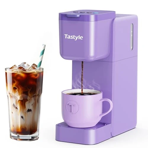 Safe Single Serve Coffee Maker Hot and Iced with Bold Brew Luxury
