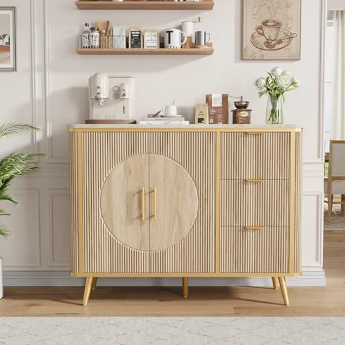 High-Quality 47.3 Modern Buffet Cabinet with Storage Consistent