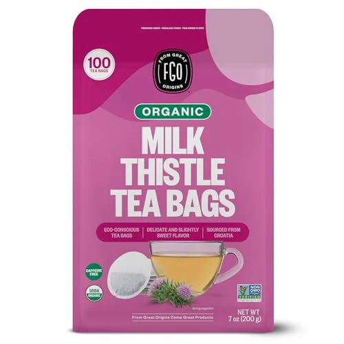 Soft Organic Milk Thistle Tea 100 Count Powerful