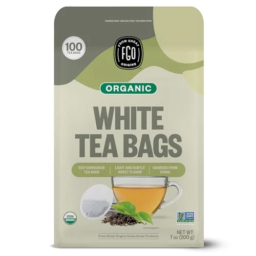 Exceptional Organic White Tea 100 Count Prestigious