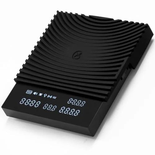Enhanced Black Mirror Basic 3 Coffee Scale with Timer Stylish