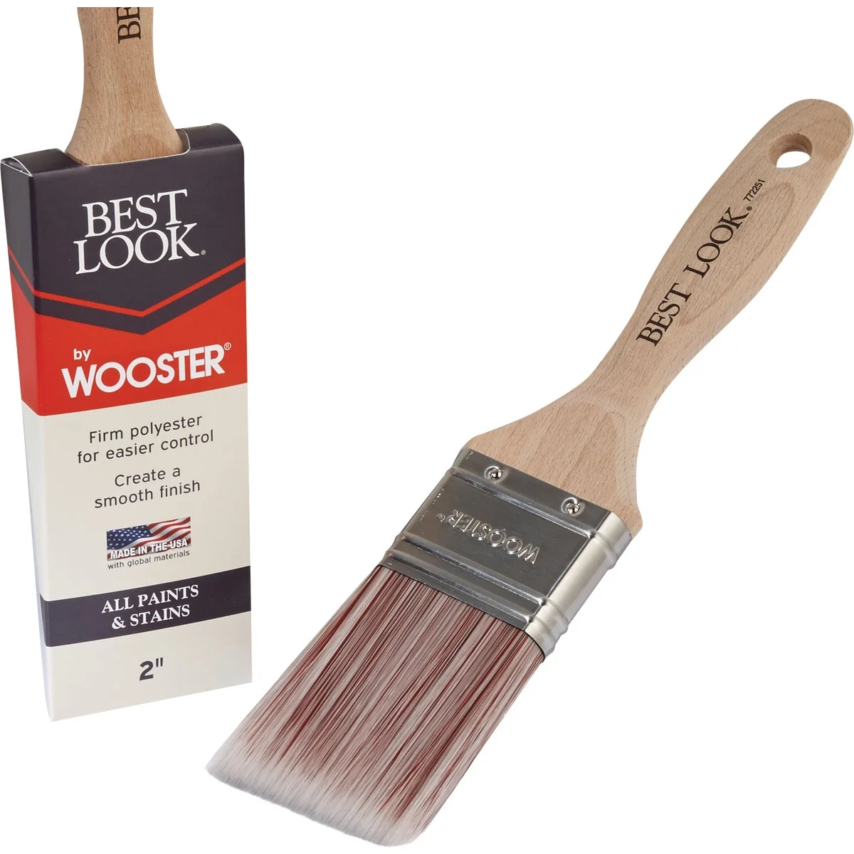 Stylish Look By Wooster 2 In. Flat Paint Brush High-End