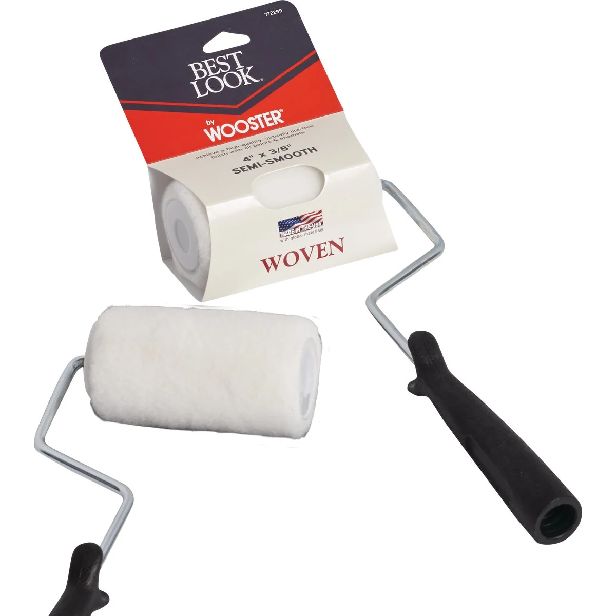 First-Class Look By Wooster 4 In. x 3 8 In. Woven Paint Trim Roller Traditional