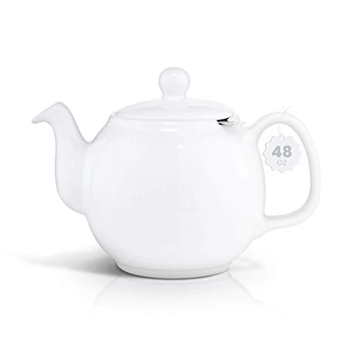 Natural Large Porcelain Teapot Smooth