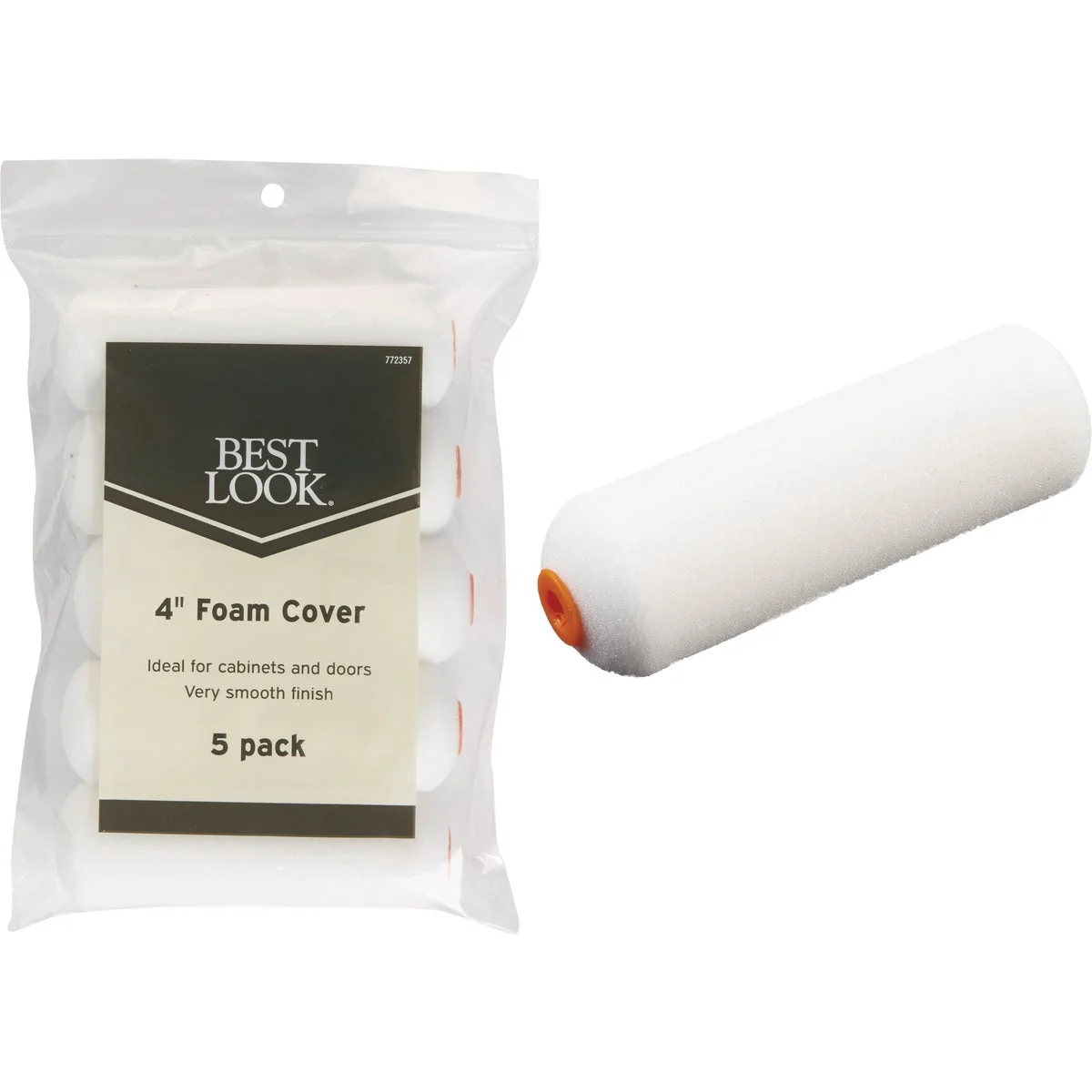 Excellent Look 4 In. x 3 8 In. Mini Foam Roller Cover 5-Pack Eco-Friendly