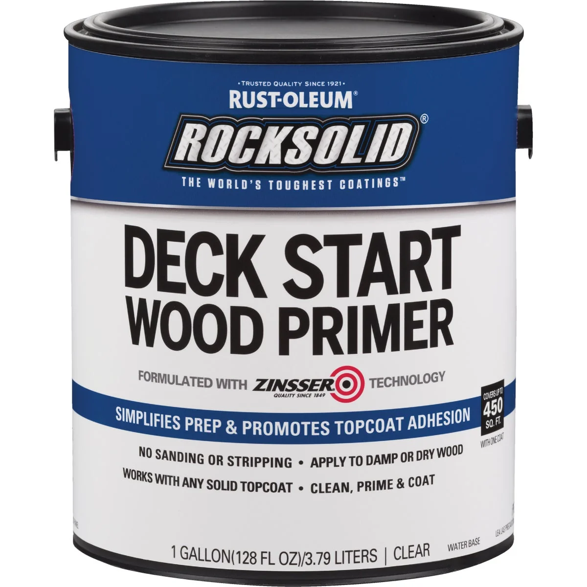 Prestigious Rust-Oleum RockSolid Clear Exterior Primer 1 Gal. User-Friendly