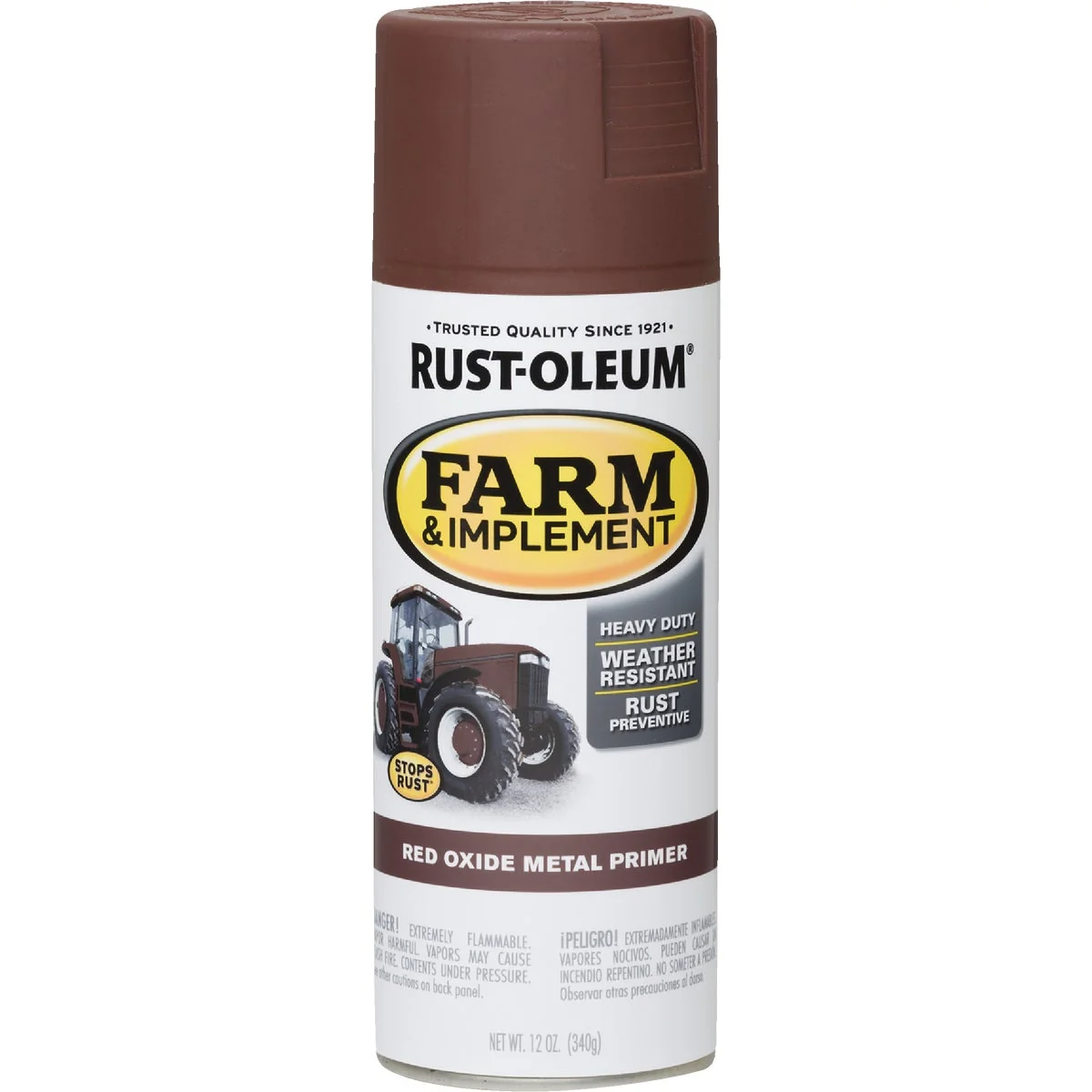 Elegant Rust-Oleum 12 Oz. Red Oxide Metal Primer Farm Implement Spray Paint Reliable