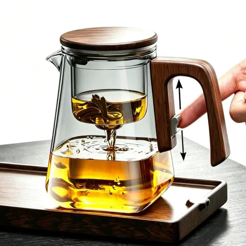 Solid Magnetic Glass Teapot with Infuser Relaxed