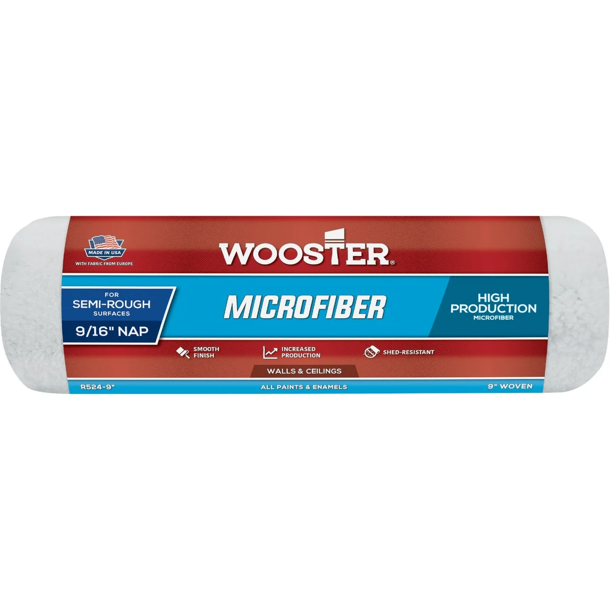 Specialty Wooster 9 In. x 9 16 In. Microfiber Roller Cover Eco-Friendly